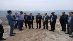 بازدید بازرس کل استان گلستان از پروژه فرهنگی، هنری تالار مرکزی گرگان